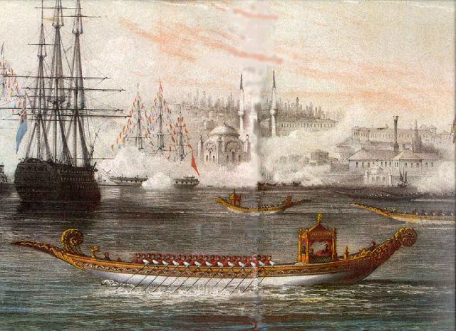 Sultans Caique In Bosporus